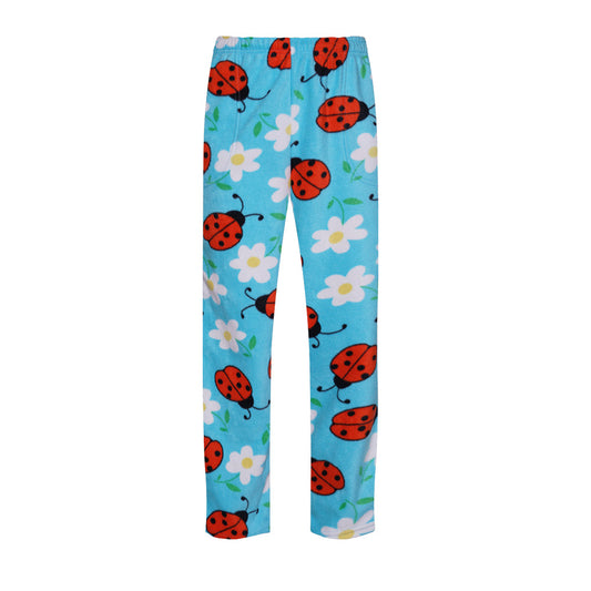 Unisex Fuzzy Warm Fleece Pajama Pants Character