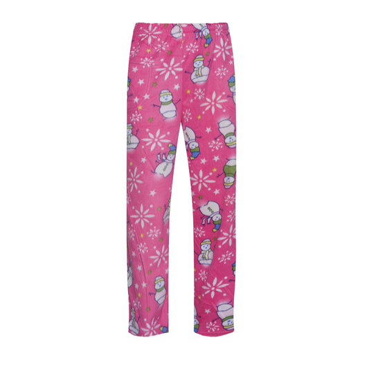 Unisex Fuzzy Warm Fleece Pajama Pants Character