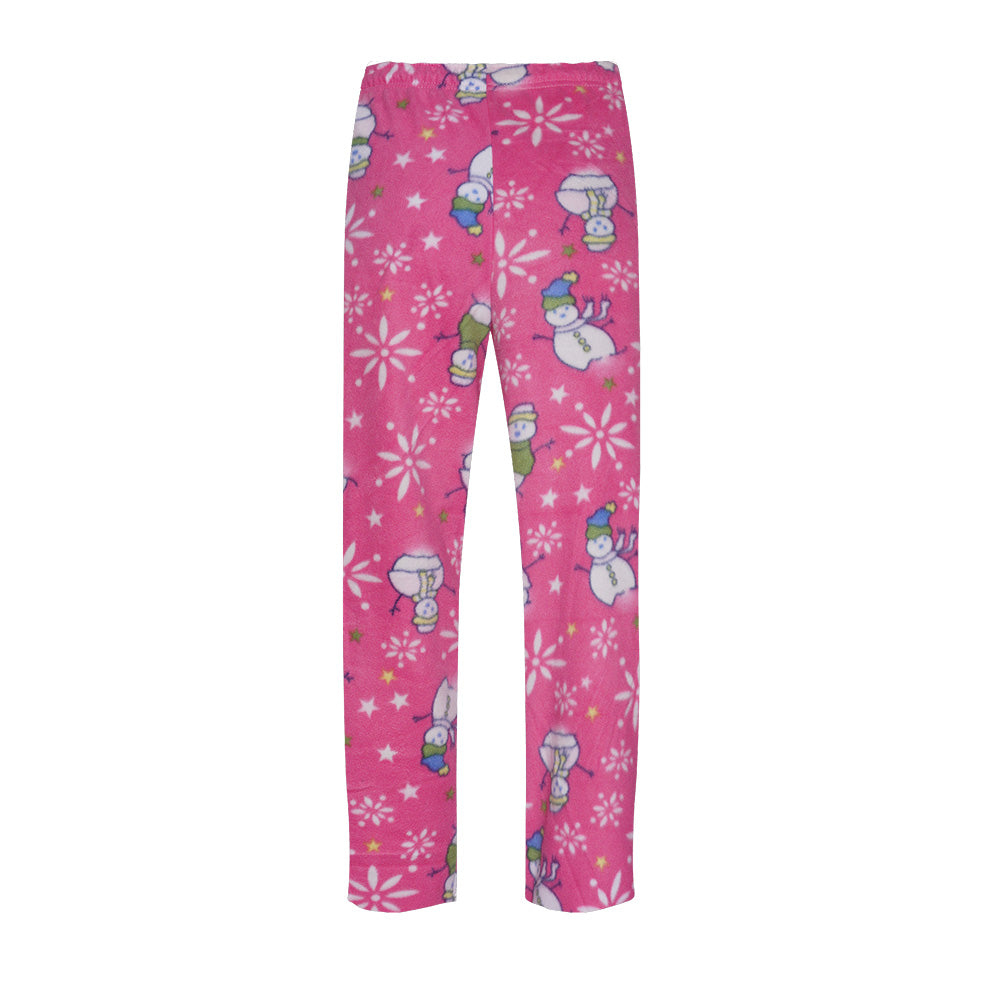 Unisex Fuzzy Warm Fleece Pajama Pants Character