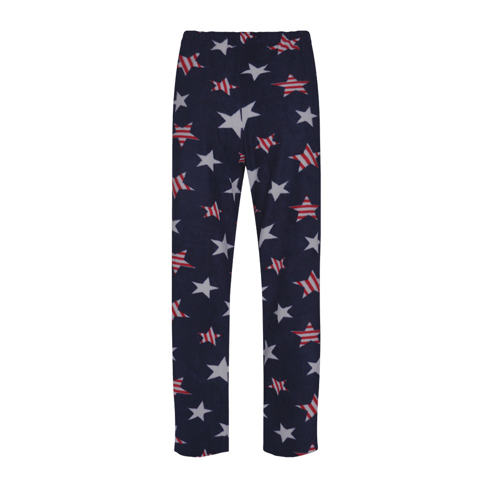 Unisex Fuzzy Warm Fleece Pajama Pants Pattern